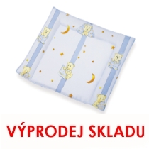 Pinolino přebalovací podložka bavlněná, Komfort, 85x75x4, modrý dekor s medvídkem