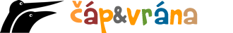 čáp a vrána